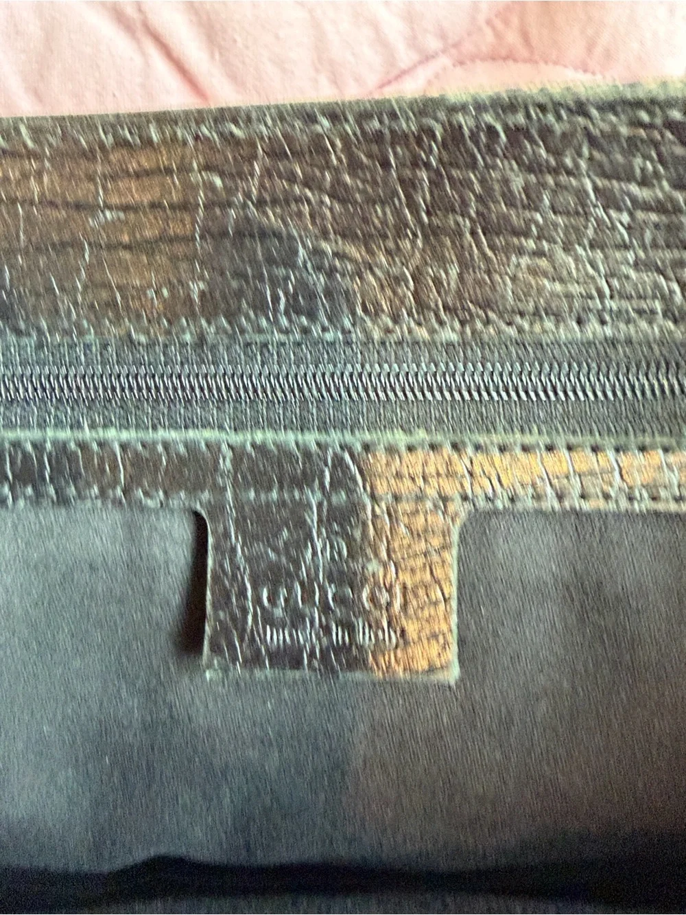 Gucci Black & Grey GG Canvas Tote with Bamboo Accents